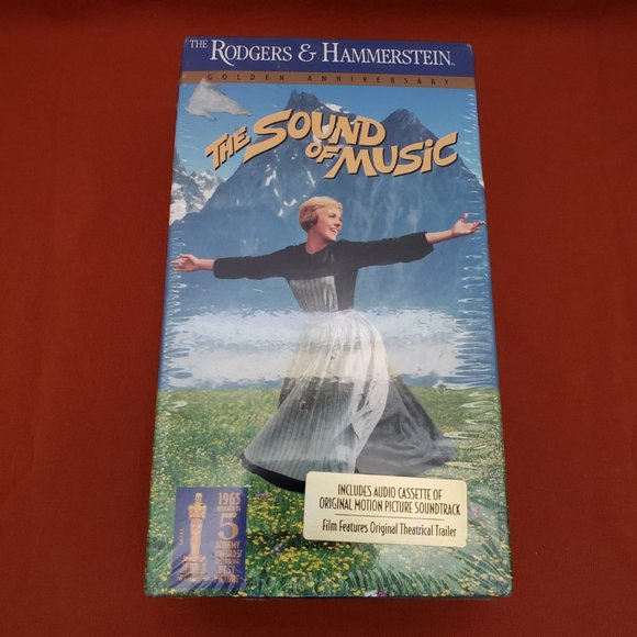 The Sound of Music Double VHS and Audio Cassette Soundtrack Set New Sealed - Picture 1 of 7